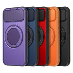 Custodia ibrida magnetica con protezione obiettivo per iPhone 16/