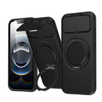 Custodia ibrida magnetica con protezione obiettivo per iPhone 16/