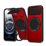 Custodia ibrida magnetica con protezione obiettivo per iPhone 16/
