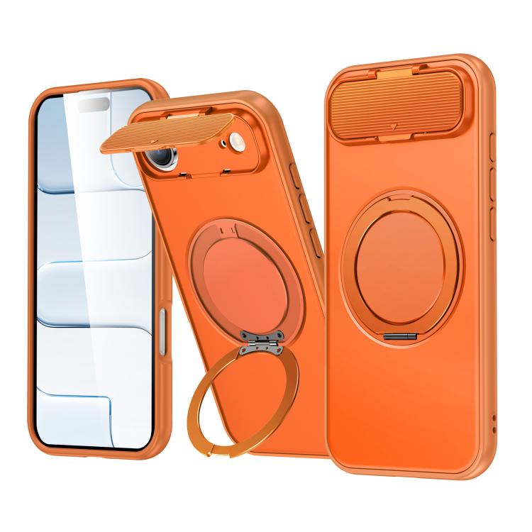 Custodia ibrida magnetica con protezione obiettivo per iPhone 16/