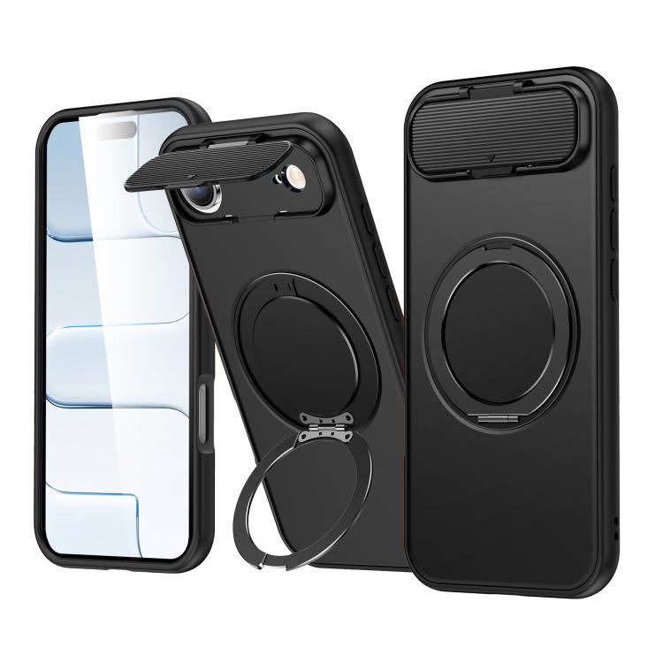 Custodia ibrida magnetica con protezione obiettivo per iPhone 16/