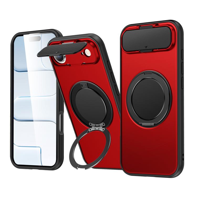 Custodia ibrida magnetica con protezione obiettivo per iPhone 16/