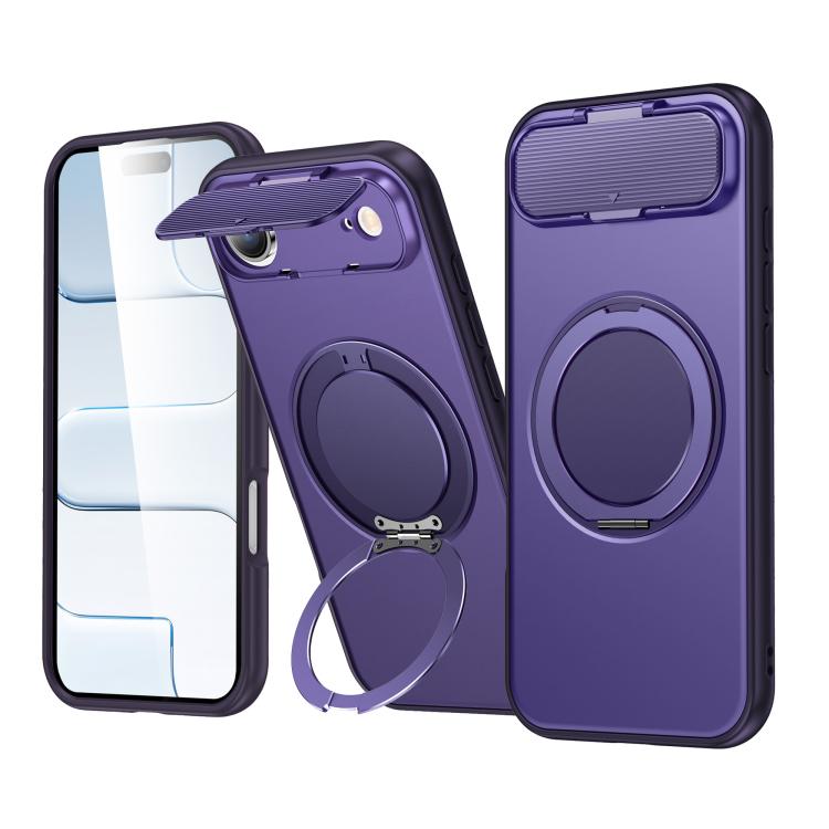 Custodia ibrida magnetica con protezione obiettivo per iPhone 16/