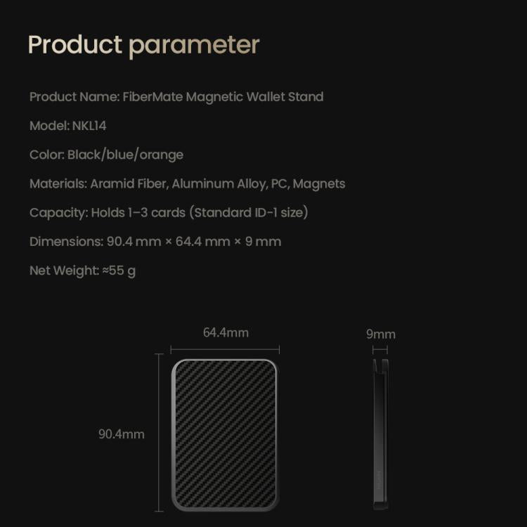 Porta carte magnetico sottile RFID Nillkin NKL14