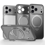 Custodia semitrasparente iPhone 17 Pro con supporto magnetico