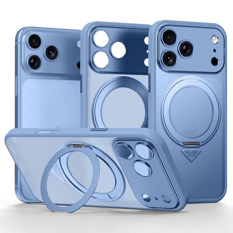 Custodia semitrasparente iPhone 17 Pro con supporto magnetico