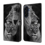 Custodia per telefono in ecopelle con effetto cristallo per Samsung Galaxy A17