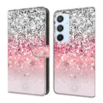 Custodia per telefono in ecopelle con effetto cristallo., For Samsung Galaxy A54 5G