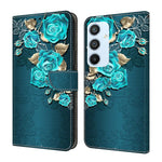 Custodia per telefono in ecopelle con effetto cristallo., For Samsung Galaxy A54 5G