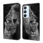 Custodia per telefono in ecopelle con effetto cristallo., For Samsung Galaxy A54 5G