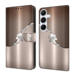 Custodia per telefono in ecopelle con effetto cristallo., For Samsung Galaxy A24 4G