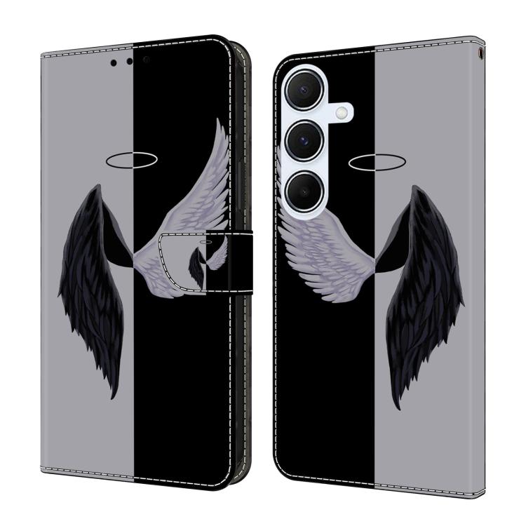 Custodia per telefono in ecopelle con effetto cristallo per Samsung Galaxy A25
