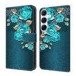 Custodia per telefono in ecopelle con effetto cristallo per Samsung Galaxy A25