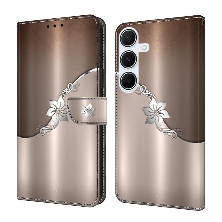 Custodia per telefono in ecopelle con effetto cristallo per Samsung Galaxy A25
