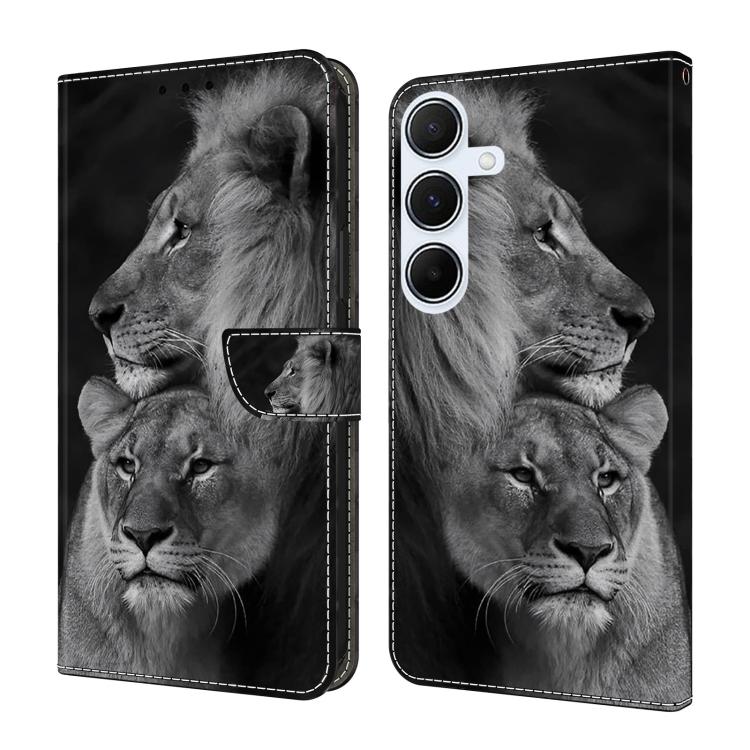 Custodia per telefono in ecopelle con effetto cristallo per Samsung Galaxy A25