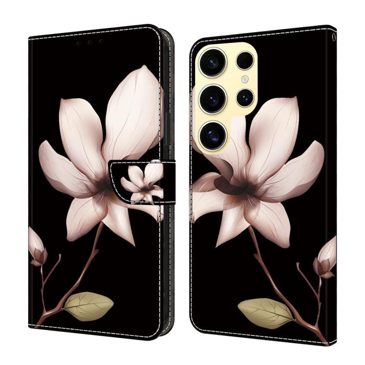Custodia per telefono in ecopelle con effetto cristallo., For Samsung Galaxy S25 Ultra 5G