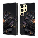 Custodia per telefono in ecopelle con effetto cristallo., For Samsung Galaxy S25 Ultra 5G