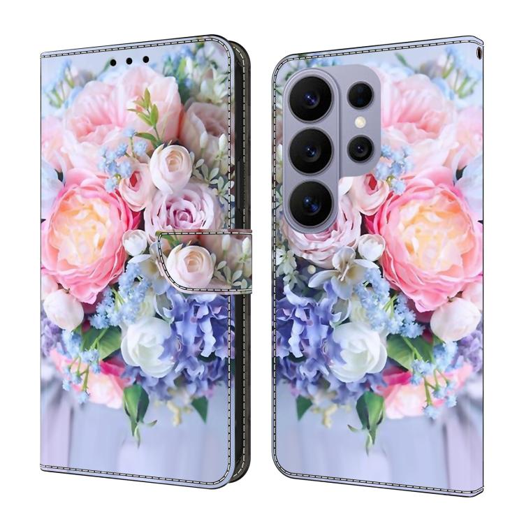 Custodia per telefono in ecopelle con effetto cristallo., For Samsung Galaxy S26 Ultra 5G