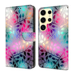 Custodia per telefono in ecopelle con effetto cristallo., For Samsung Galaxy S23 Ultra 5G