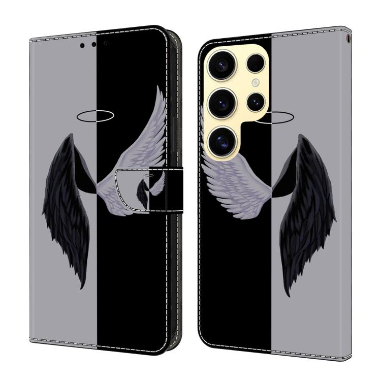 Custodia per telefono in ecopelle con effetto cristallo., For Samsung Galaxy S23 Ultra 5G