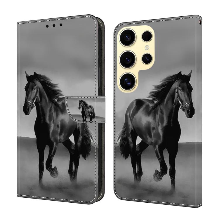 Custodia per telefono in ecopelle con effetto cristallo., For Samsung Galaxy S23 Ultra 5G