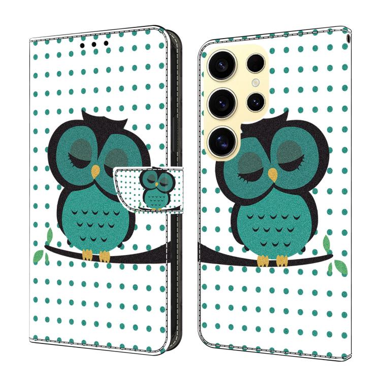 Custodia per telefono in ecopelle con effetto cristallo., For Samsung Galaxy S23 Ultra 5G