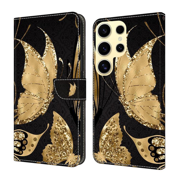 Custodia per telefono in ecopelle con effetto cristallo., For Samsung Galaxy S23 Ultra 5G