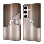 Custodia per telefono in ecopelle con effetto cristallo., For Samsung Galaxy S24 5G
