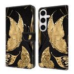 Custodia per telefono in ecopelle con effetto cristallo., For Samsung Galaxy S24 5G