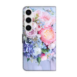 Custodia per telefono in ecopelle con effetto cristallo., For Samsung Galaxy S23+ 5G
