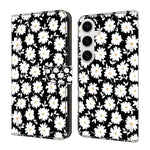 Custodia per telefono in ecopelle con effetto cristallo., For Samsung Galaxy S24+ 5G