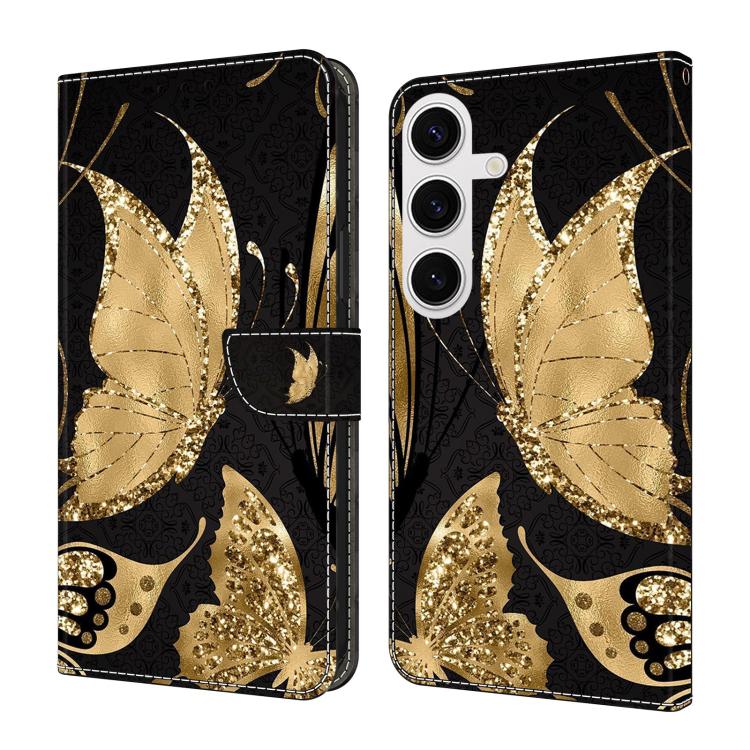 Custodia per telefono in ecopelle con effetto cristallo., For Samsung Galaxy S24+ 5G