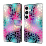 Custodia per telefono in ecopelle con effetto cristallo., For Samsung Galaxy S25+ 5G