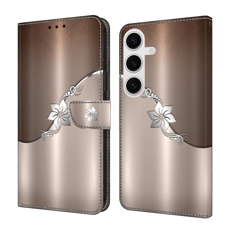 Custodia per telefono in ecopelle con effetto cristallo., For Samsung Galaxy S25+ 5G