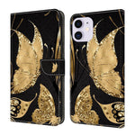 Custodia per telefono in ecopelle con effetto cristallo., For iPhone 11