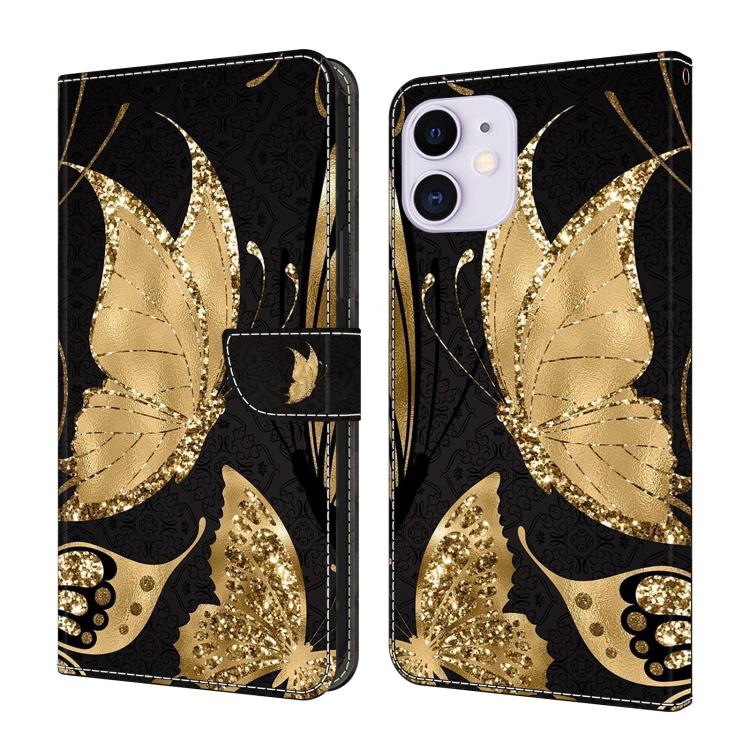 Custodia per telefono in ecopelle con effetto cristallo., For iPhone 11