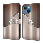 Custodia per telefono in ecopelle con effetto cristallo., For iPhone 14 / 13