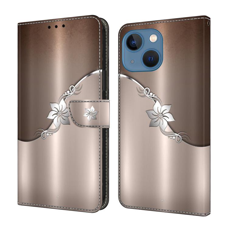 Custodia per telefono in ecopelle con effetto cristallo., For iPhone 14 / 13