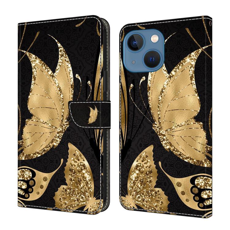 Custodia per telefono in ecopelle con effetto cristallo., For iPhone 14 / 13