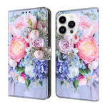 Custodia per telefono in ecopelle con effetto cristallo., For iPhone 14 Pro