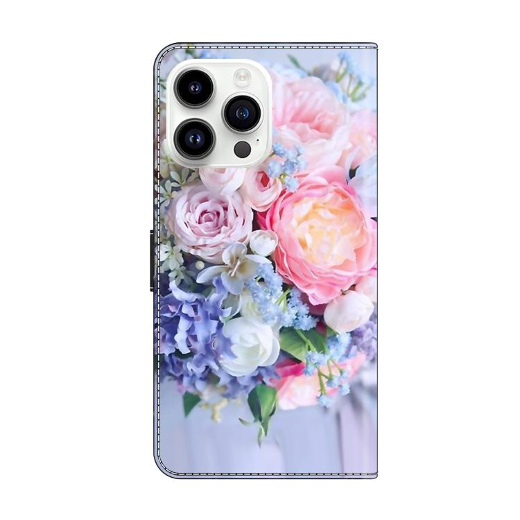 Custodia per telefono in ecopelle con effetto cristallo., For iPhone 14 Pro