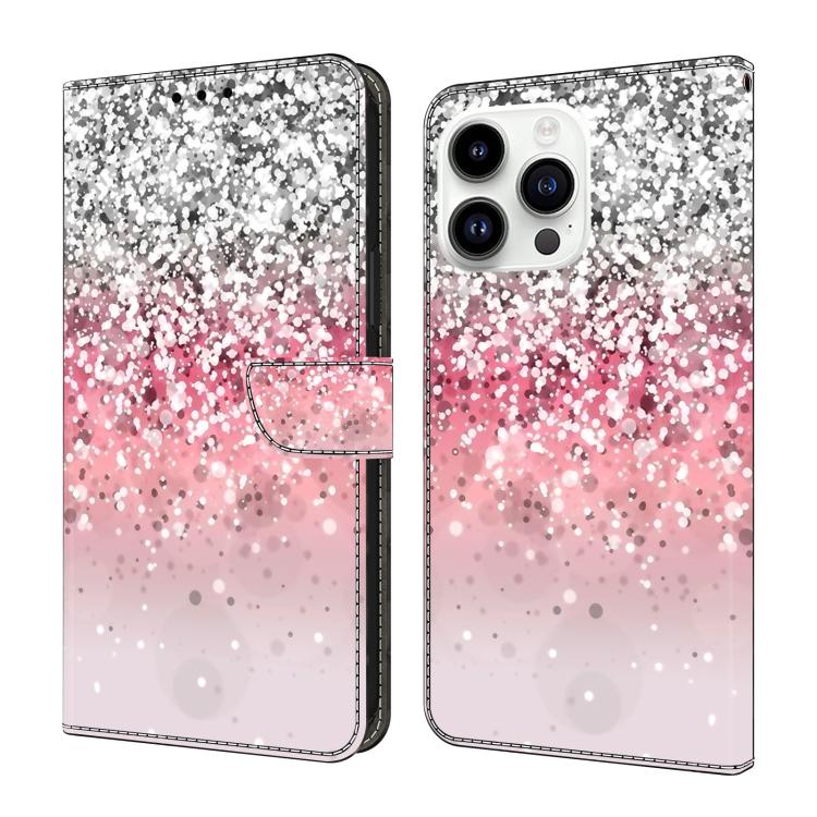 Custodia per telefono in ecopelle con effetto cristallo., For iPhone 14 Pro