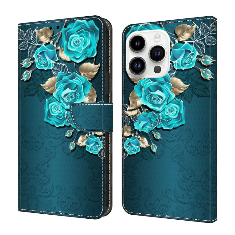 Custodia per telefono in ecopelle con effetto cristallo., For iPhone 14 Pro