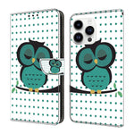 Custodia per telefono in ecopelle con effetto cristallo., For iPhone 14 Pro