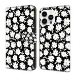Custodia per telefono in ecopelle con effetto cristallo., For iPhone 14 Pro