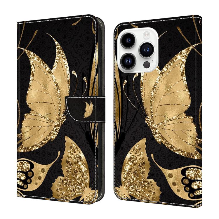 Custodia per telefono in ecopelle con effetto cristallo., For iPhone 14 Pro
