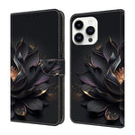 Custodia per telefono in ecopelle con effetto cristallo., For iPhone 14 Pro
