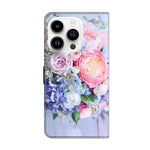 Custodia per telefono in ecopelle con effetto cristallo., For iPhone 15 Pro Max