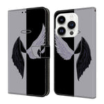 Custodia per telefono in ecopelle con effetto cristallo., For iPhone 15 Pro Max