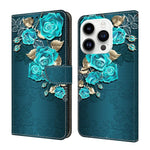 Custodia per telefono in ecopelle con effetto cristallo., For iPhone 15 Pro Max